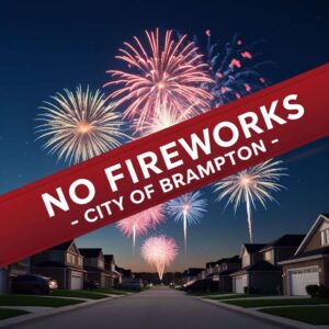 Brampton fireworks ban